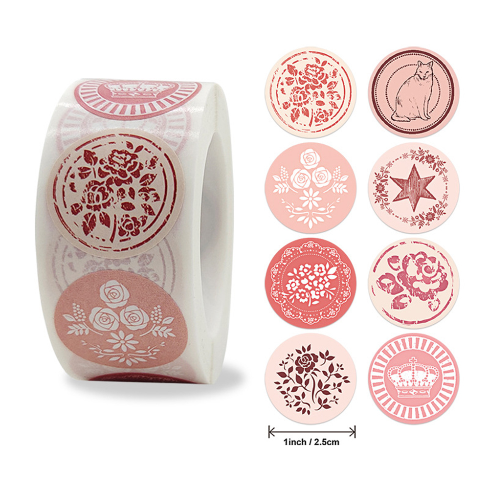 Wedding Sutra - 100〜500個の粘着性のラベル,8つの花のパターン,ステッカー,パーティーの装飾,結婚式の誕生日