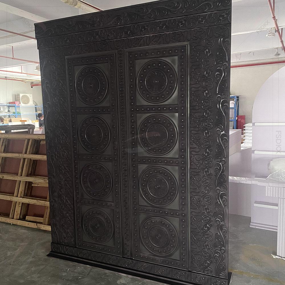 Indian Wedding Decor Supply - FSDKX高品質パーティーイベント装飾用品 インド風背景幕 PVCアーチスタンド ウェディングステージ背景幕