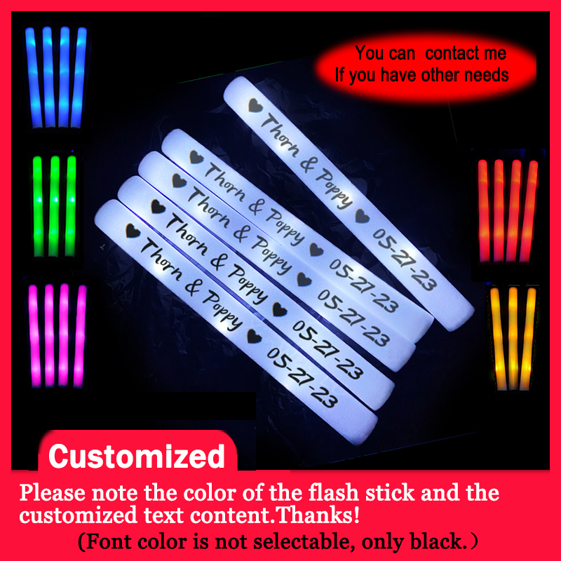 20/30/40 個 RGB LED グローフォームスティッ - Wedding Supply Bulk のレビューと価格