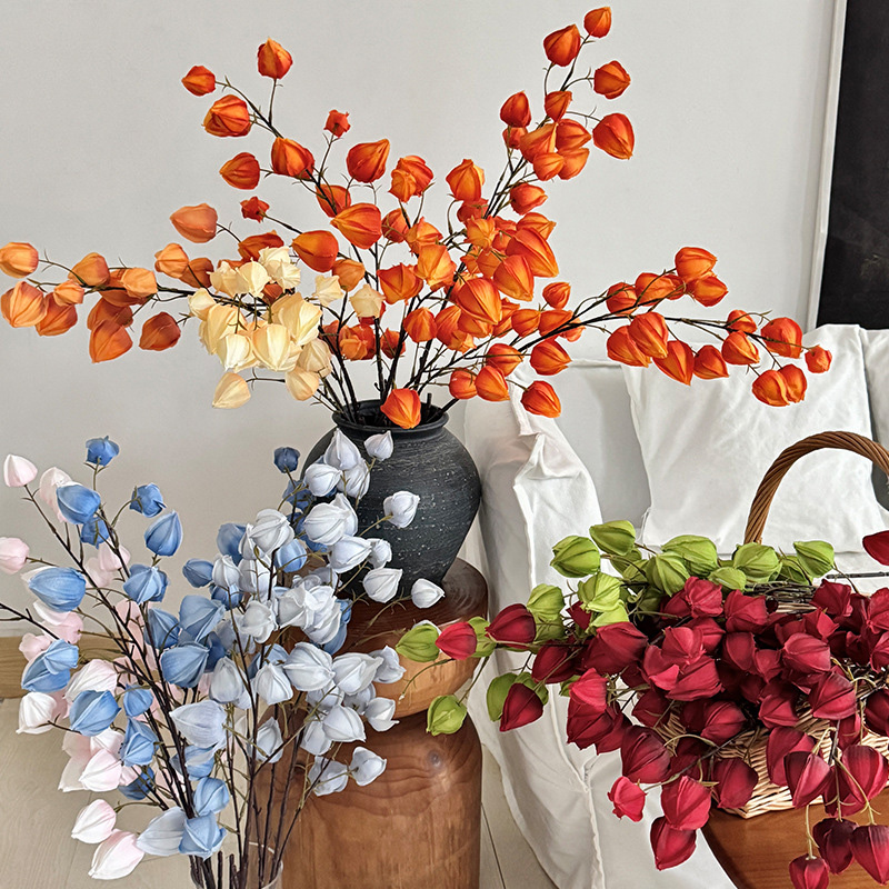 人工1mランタンフラワーブランチ ウェディングフラワー素材  - Flower Girl Basket のレビューと価格