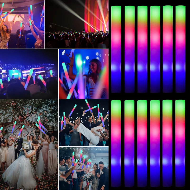 15/30 個 LED グロースティック バルク カラフル  - Wedding Supply Bulk のレビューと価格