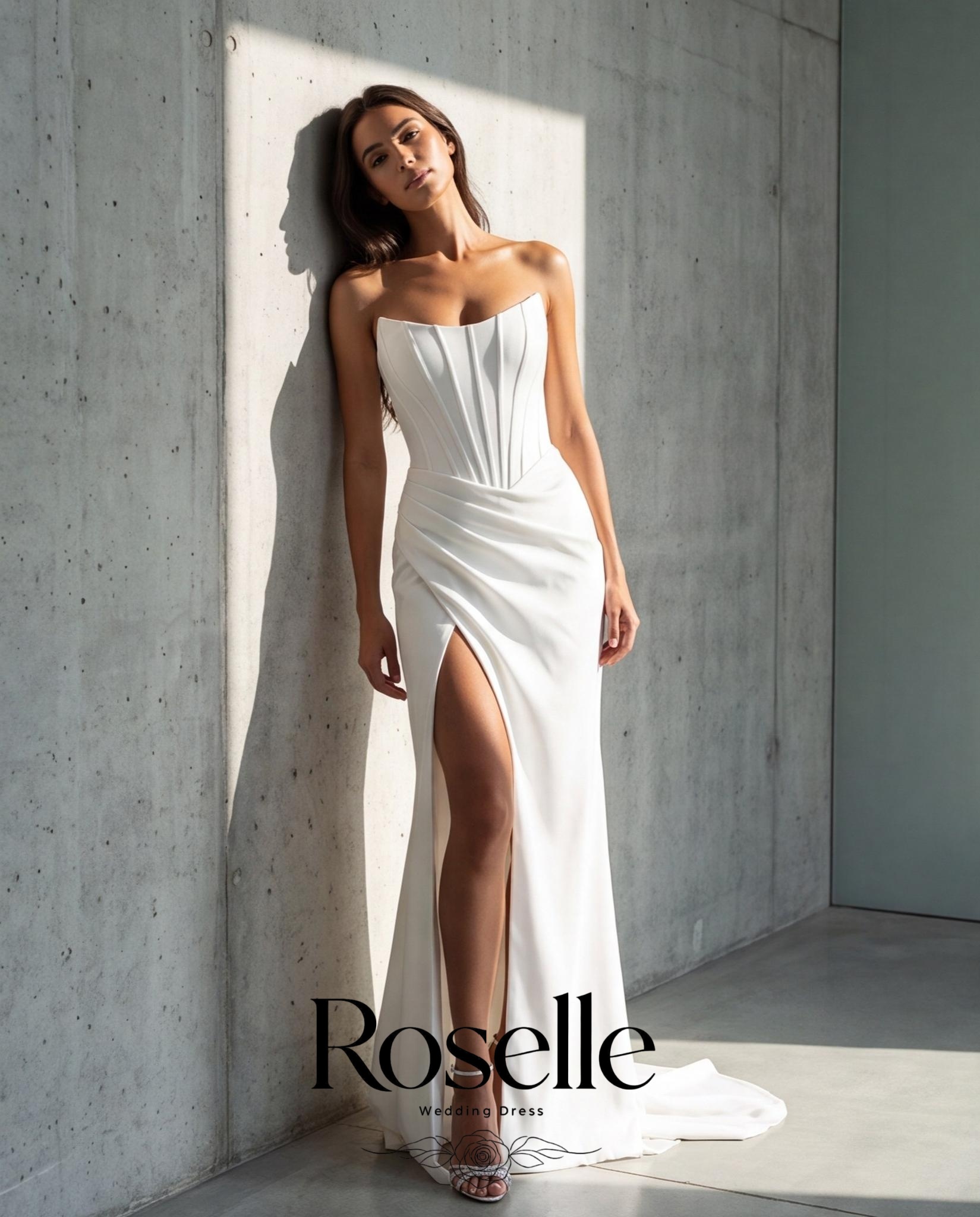 ROSELLE マーメイド シンプル エレガント ウェディン - Wedding Qw のレビューと価格