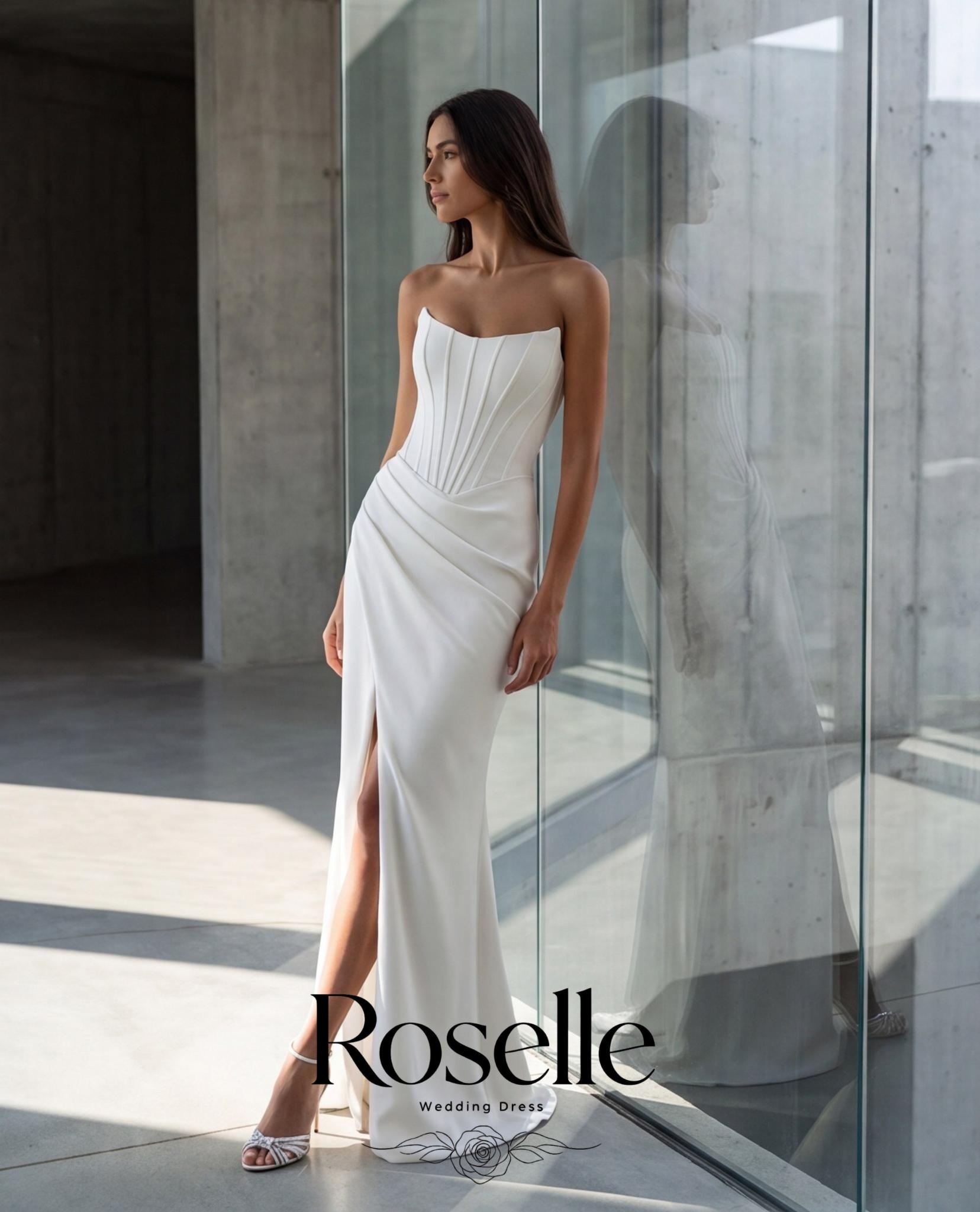 ROSELLE マーメイド シンプル エレガント ウェディン - Wedding Qw のレビューと価格