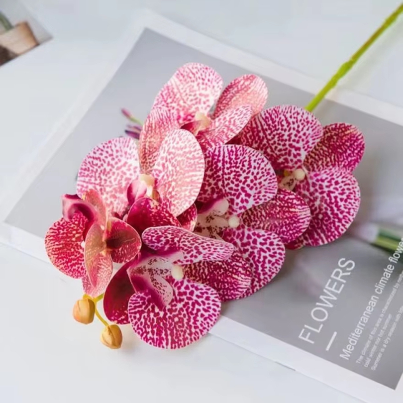 3D 造花プラスチック蝶蘭ホーム花瓶テーブル装飾結婚式屋外ガ - Flower Girl Basket のレビューと価格