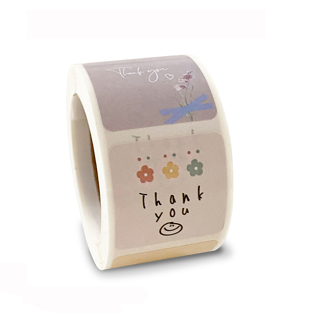 50-300 個かわいい漫画花ありがとうステッカーホリデー/ - Wedding Sutra のレビューと価格