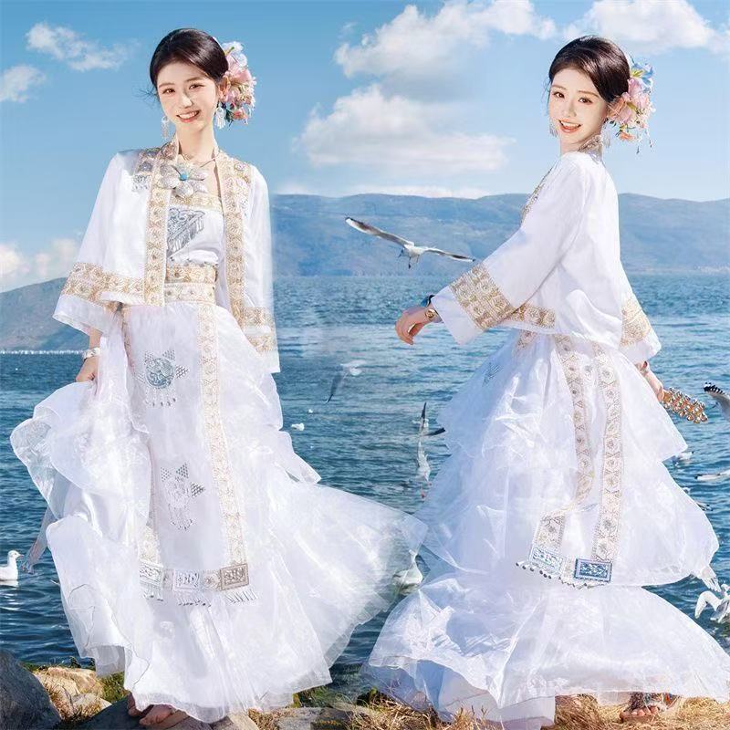 2026年春モン族衣装女性用伝統中国服旅行結婚式花嫁ユニフォ - Wedding Qw のレビューと価格
