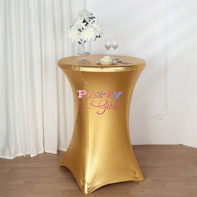 結婚式,イベント,パーティーの装飾用のスパンデックステーブル - Wedding Qq のレビューと価格