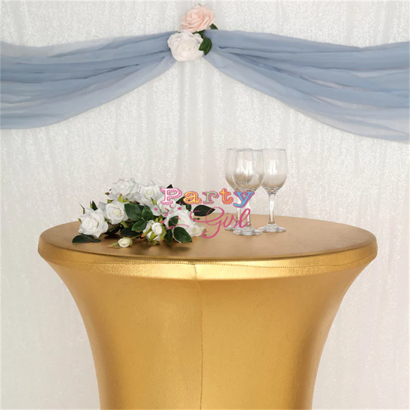 結婚式,イベント,パーティーの装飾用のスパンデックステーブル - Wedding Qq のレビューと価格