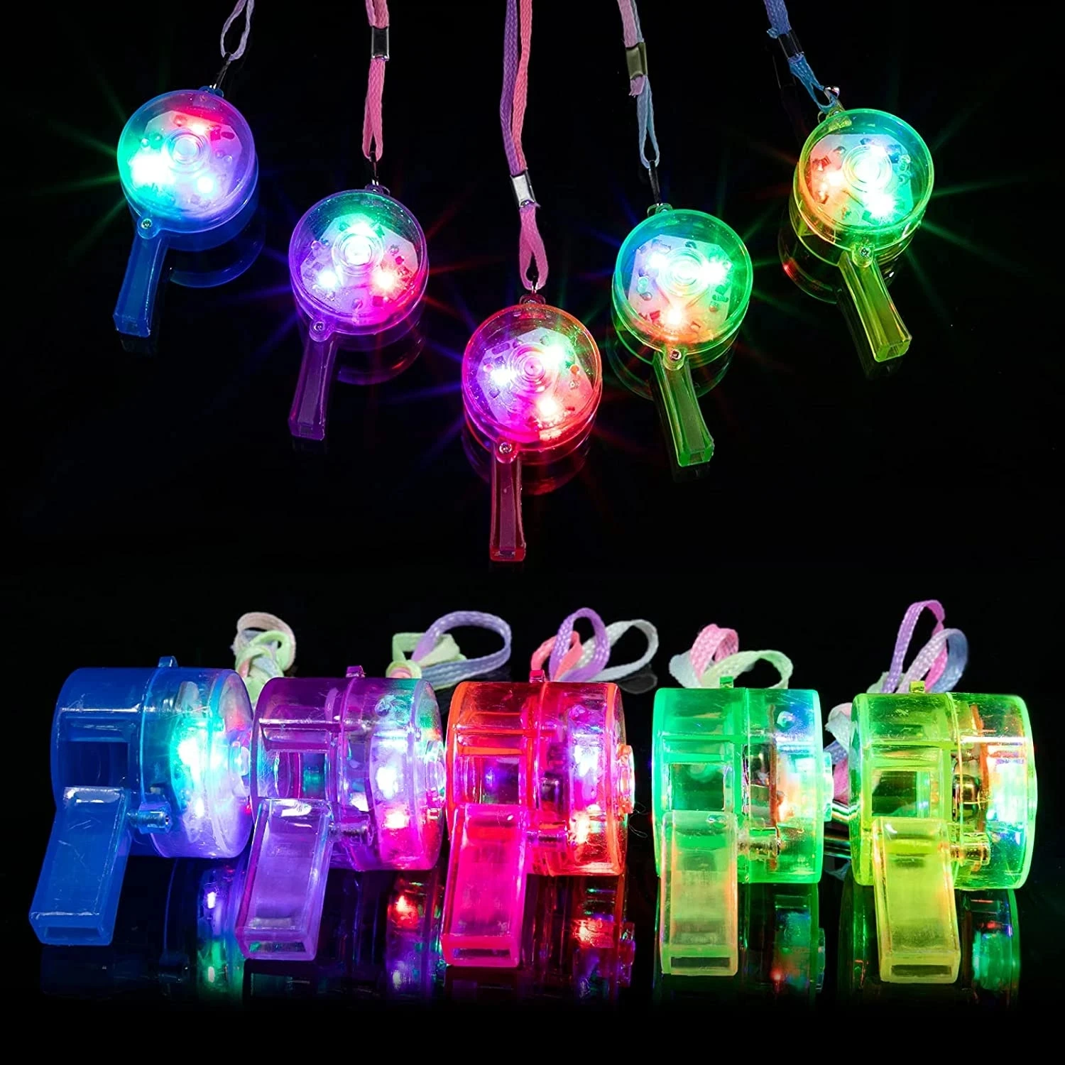 LEDライトアップホイッスル、光るホイッスル、大量販売、パー - Wedding Supply Bulk のレビューと価格