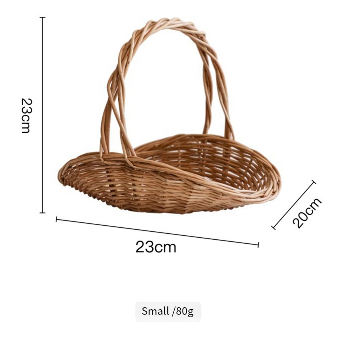ABST ピクニックバスケット イースターキャンディバスケッ - Flower Girl Basket のレビューと価格