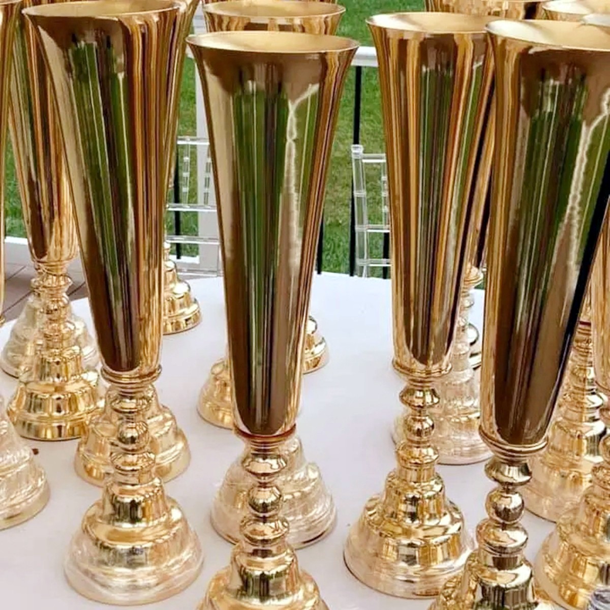 高さ50cm)モダンフラワースタンドテーブルセンターピースパ - Centerpiece Vase Tall のレビューと価格