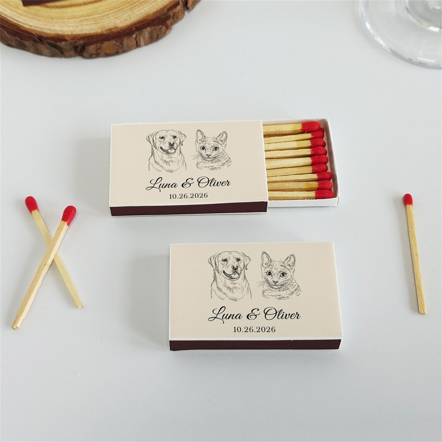 ゴルフをテーマにしたパーソナライズされたマッチ箱、大量購入、 - Wedding Supply Bulk のレビューと価格
