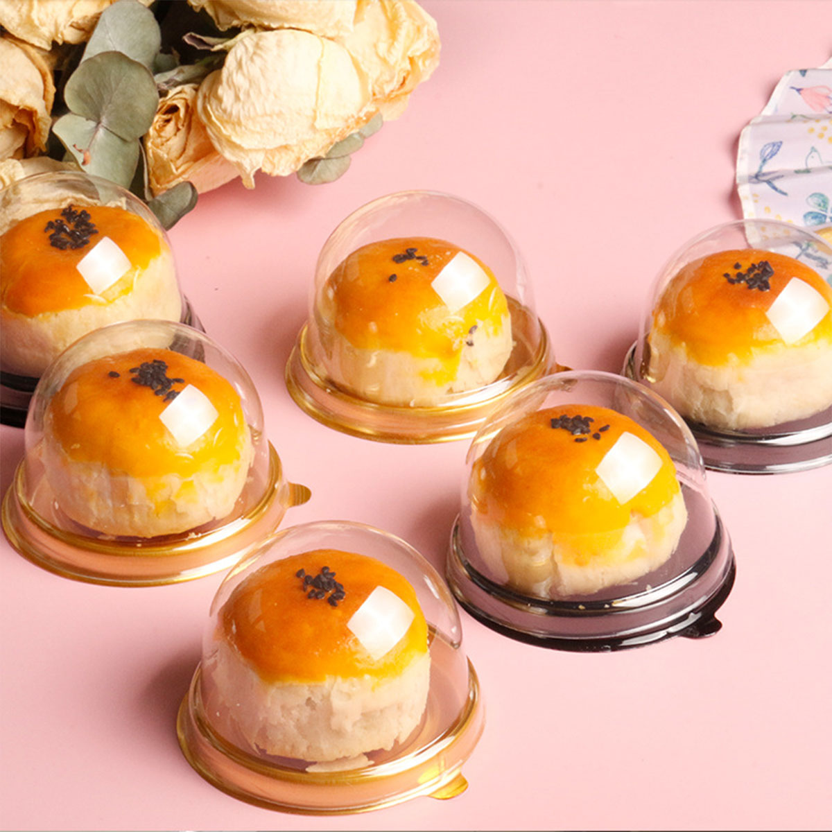 透明ケーキデザートボックス、カップケーキドーム、ペストリーベ - Wedding Cake Supply のレビューと価格