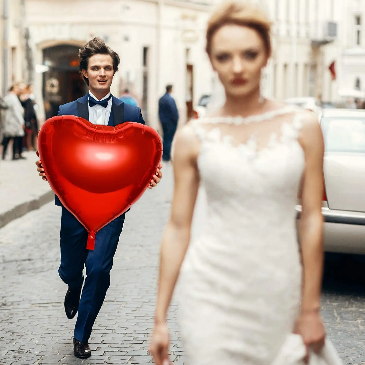 1/2 個 36 インチハートバルーンハート形エアパーティー - Wedding Qq のレビューと価格