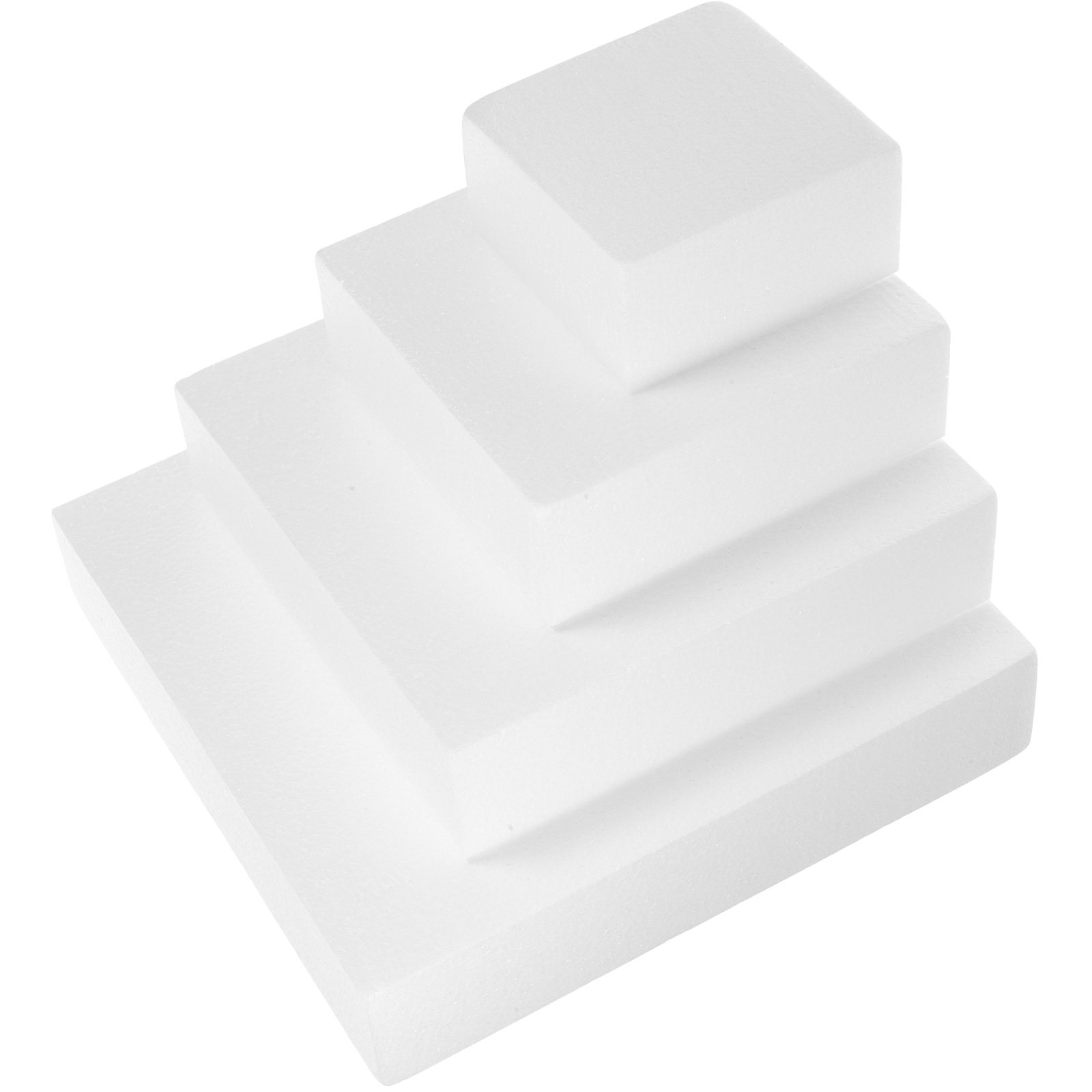 4個入りケーキダミー ホワイト DIYデコレーション ウェデ - Wedding Cake Supply のレビューと価格
